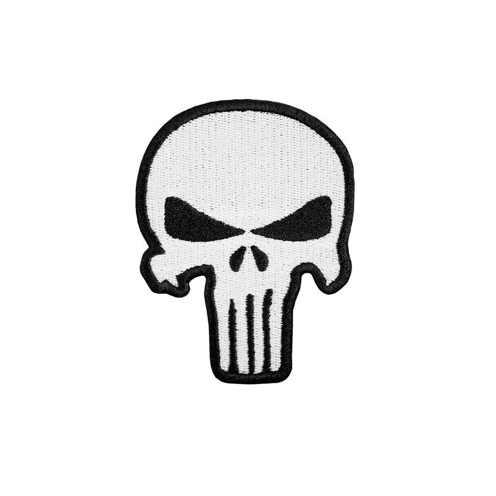 Official Marvel Comics Punisher Skull Iron-On Patch