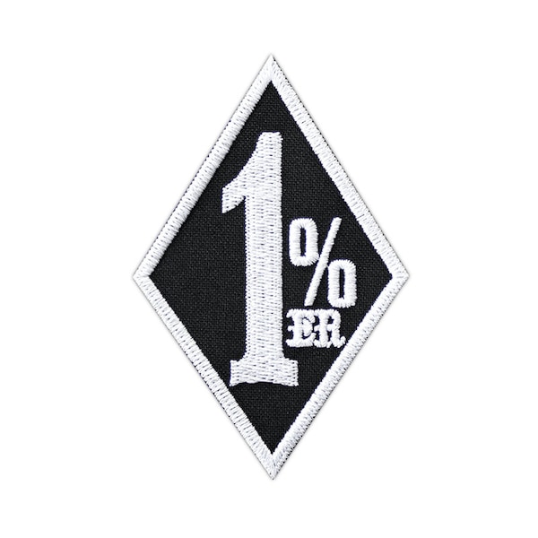 1%ER MC Outlaw One Percenter Biker motocycle embroidered patch