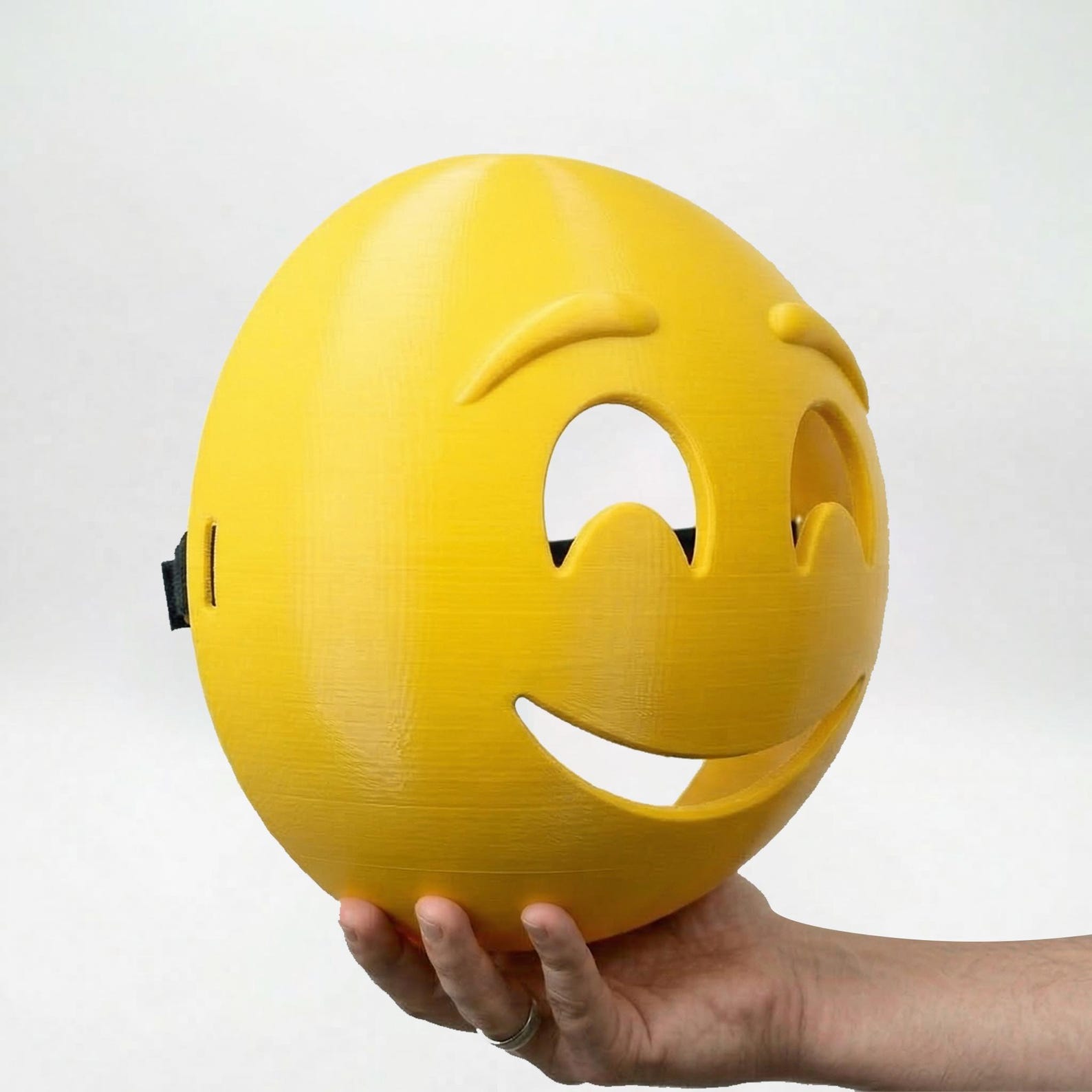 Smiling Face Emoji Mask / Cosplay - Etsy