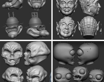 Custom Mask 3D Design and Modeling Service - Any Custom Mask Digital File Development