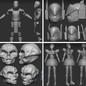 Cosplay 3D Design and Modeling Service - Any Custom 3D Models Development - 1h | Texturing, Slicing or Size Adjustments are available
