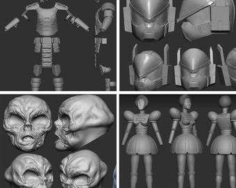 Cosplay 3D Design and Modeling Service - Any Custom 3D Models Development - 1h | Texturing, Slicing or Size Adjustments are available