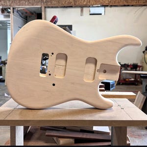 Custom CNC Machined Guitar Body | Design, Preparation and CNC Machining