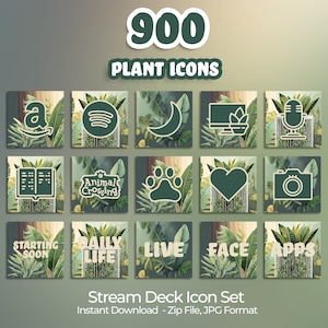 900 Stream Deck Icons | Streamers, Streaming, Twitch | Plant Icons