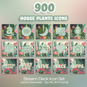 900 Stream Deck Icons | Streamers, Streaming, Twitch | House Plant Icons