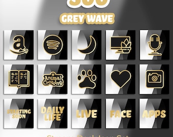 300 Stream Deck Icons | Streamers, Streaming, Twitch | Grey Wave Icons