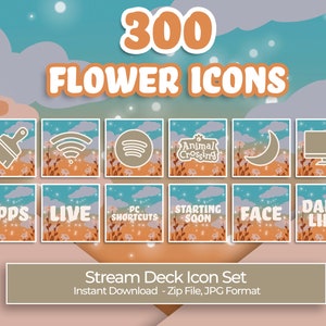 Flower Icons - 300 Stream Deck Icons | Streamers, Streaming, Twitch
