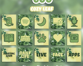 600 Stream Deck Icons | Streamers, Streaming, Twitch | Cozy Leaf Icons