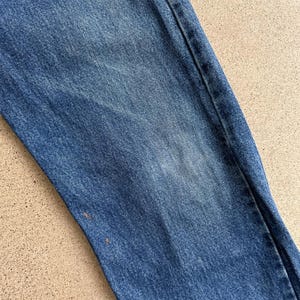 Vintage Wrangler Jeans Blue Medium Dark Wash Men's 32 Western Cowboy Denim image 4