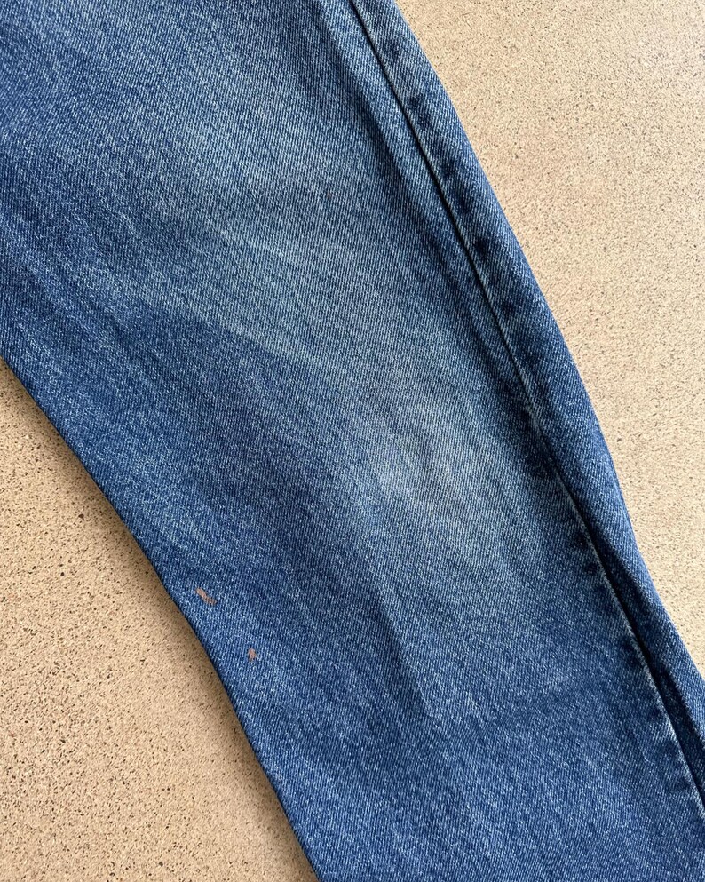 Vintage Wrangler Jeans Blue Medium Dark Wash Men's 32 Western Cowboy Denim image 4