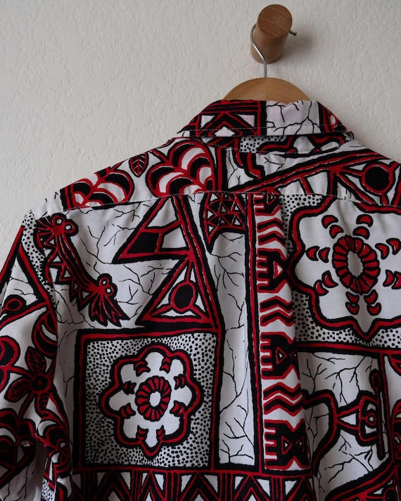 70’s Orange and Yellow Printed kimono by Lauhala Hawaii main image 1