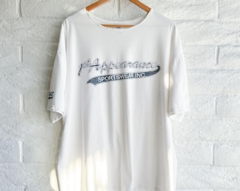 Vintage 2000s Thrashed Distressed T Shirt Men's XL 1st Appearance Sportswear