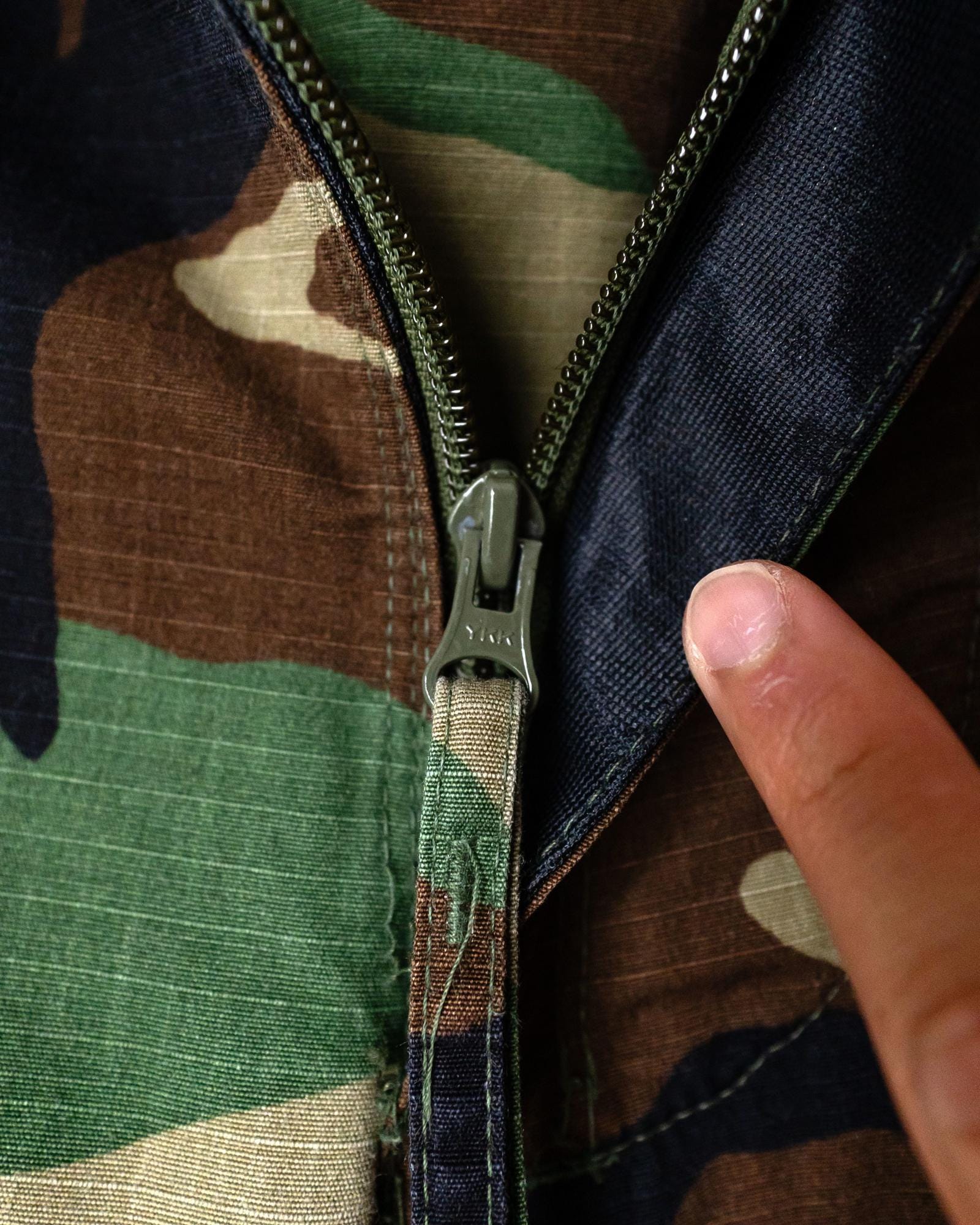 Wide-leg Cargo Pants Low Camouflage Waist Vintage main image 1