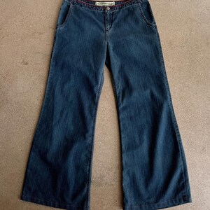 2000s 00s archive grunge flare denim punk y2k Flare Jeans - Etsy UK