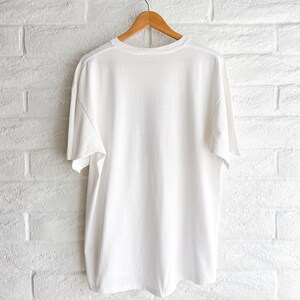 Camiseta Nike Center Swoosh vintage de los años 90 para hombre, talla L, costura simple, fabricada en EE. UU. imagen 7