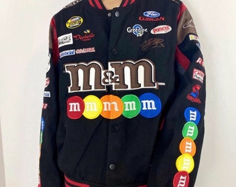 M&MのNASCARレーシングジャケット - Etsy 日本 M&MのNASCARレーシングジャケット - Etsy 日本