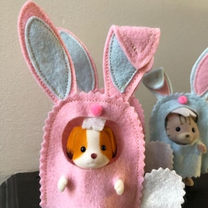 Handmade Sylvanian costumes bunny