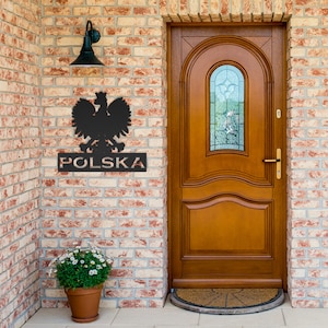 Poland (Polska) Metal Wall Sign