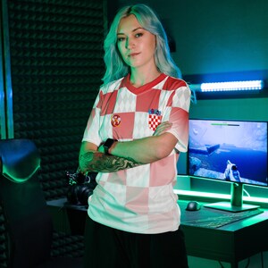 Croatia Unisex Soccer/football Jersey