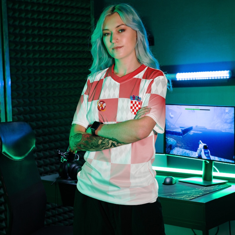Croatia Unisex Soccer/football Jersey