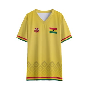Personalizable Ghana Soccer/Football Jersey (Kombitrix)