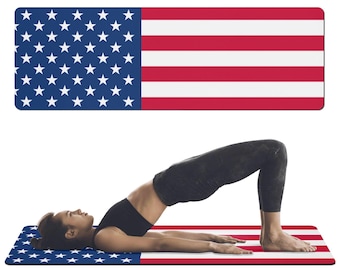 United States Flag Yoga Mat