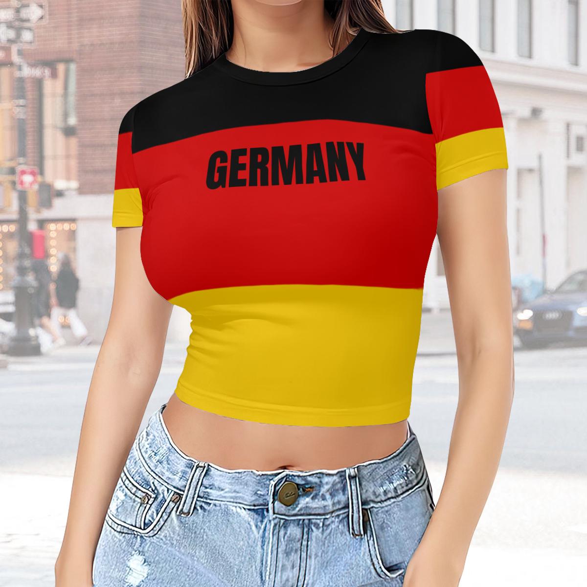 German Flag Crop Top - Etsy