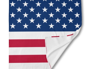 United States (USA) All-Over Print Unisex Silk Bandana