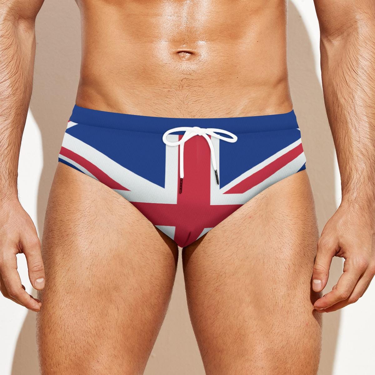 American Speedo For Men Men Swim Briefs Low Waist Flag Printed