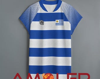 Personalizable Unisex Uruguay Rugby Jersey