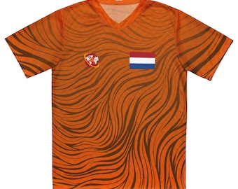Personalizable Netherlands Unisex Soccer/football Jersey