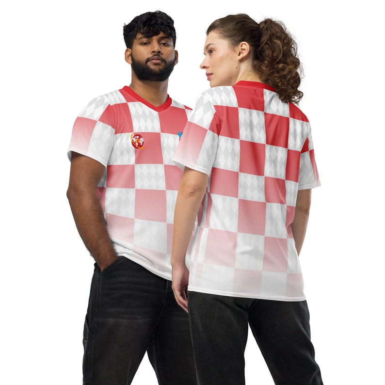 Croatia Unisex Soccer/football Jersey