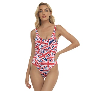 United Kingdom 1-Piece all-over print swimsuit