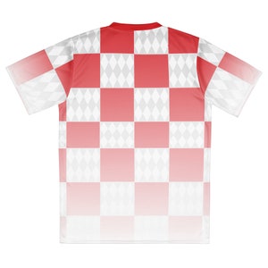 Croatia Unisex Soccer/football Jersey
