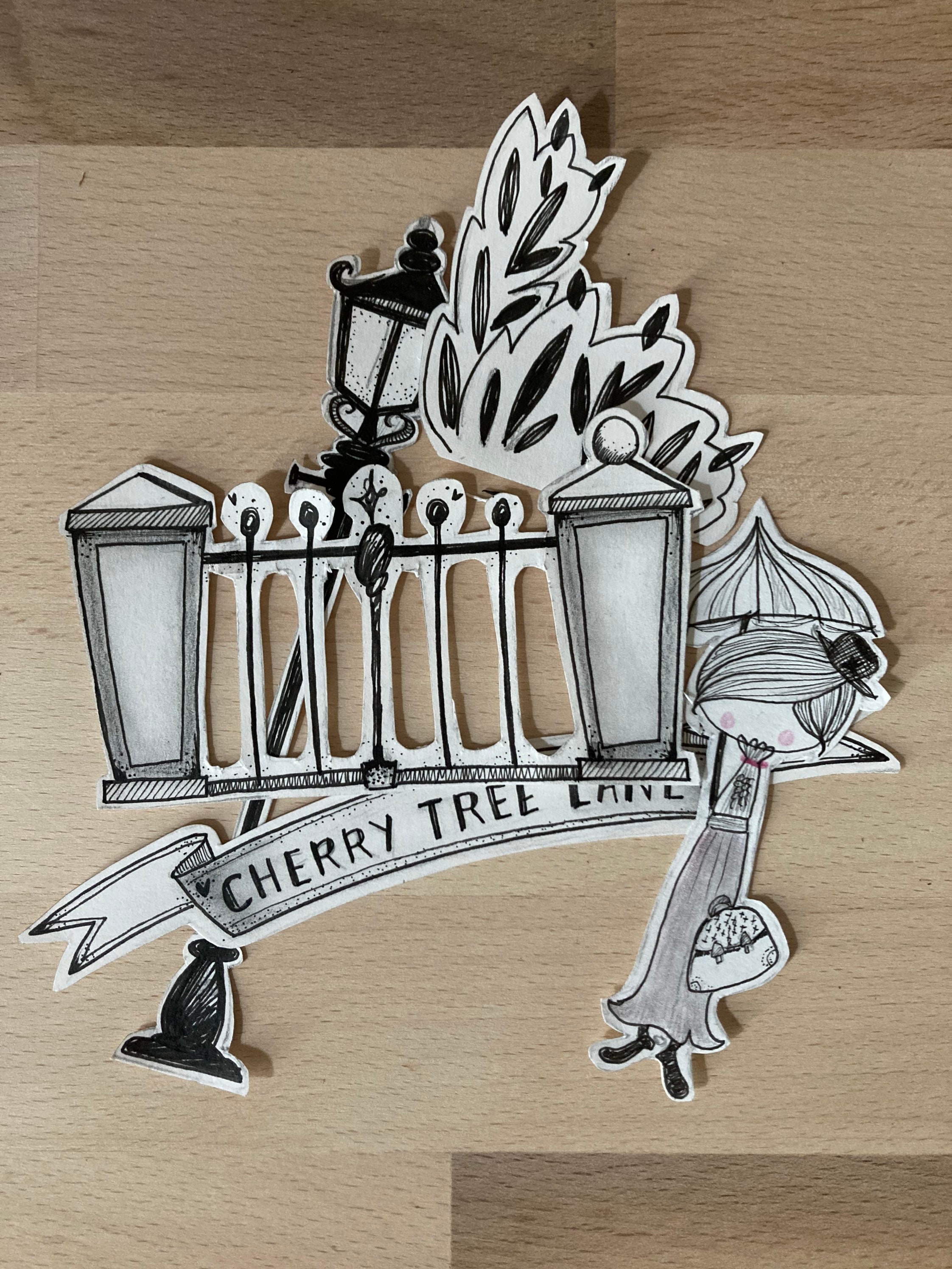 17 Cherry Tree Lane Mary Poppins Option 1 Frameless Etsy UK