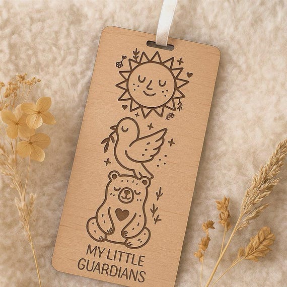 Pocket blessing - Talisman - Personalized wooden lucky charm