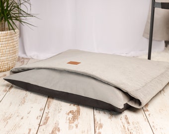 Soft Dog Cave Bed with Hood, Cozy Dog Pillow with Cover, Snuggle Pet Bed, Hooded Dog Bed, Big Dog Cuddle Bed