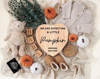 Digital Pregnancy Announcement Halloween, gender neutral pregnancy announcement for Instagram and Facebook