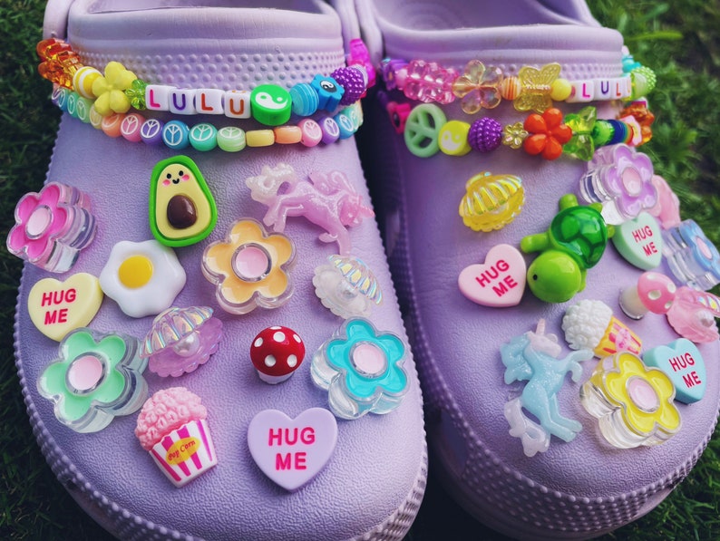 Funky Fun Y2k Jibbitz Croc Shoe Etsy