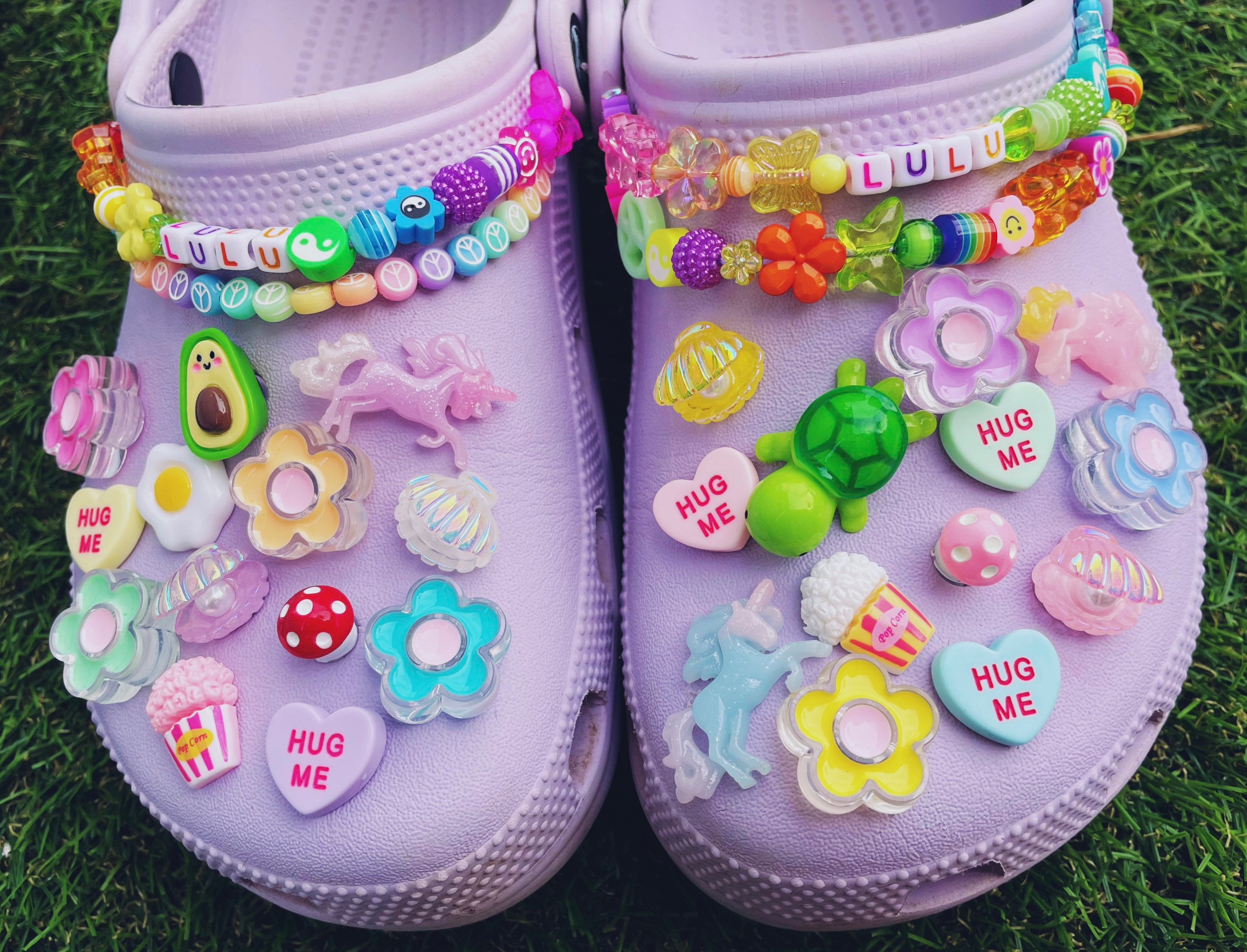 Set of 7 Shoe Charms for Crocs TROLLS Rainbow Poppy DJ Suki Biggie Branch  Cooper