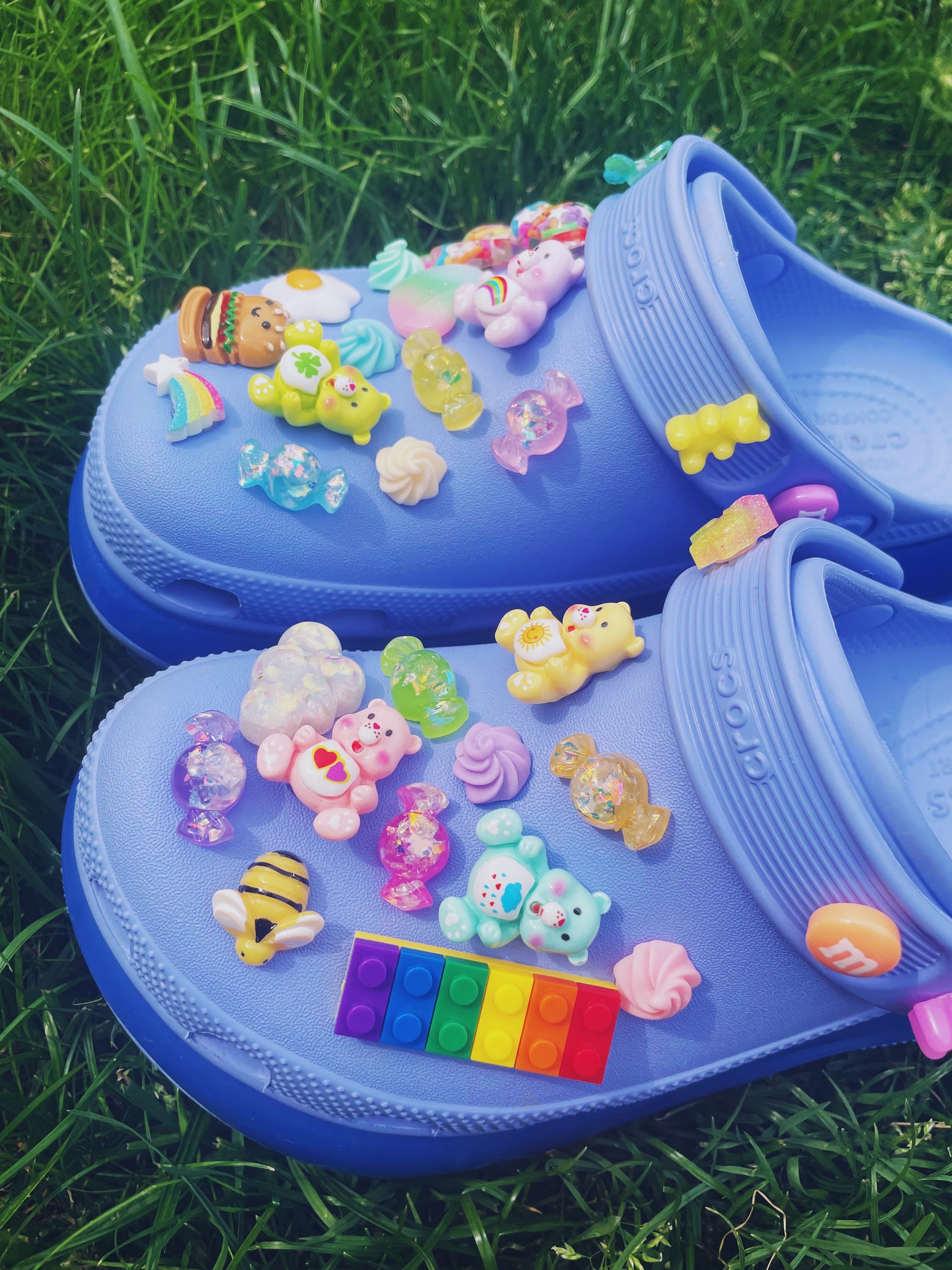 Care Bear inspired croc charms | shoe accessories | kid clog charms