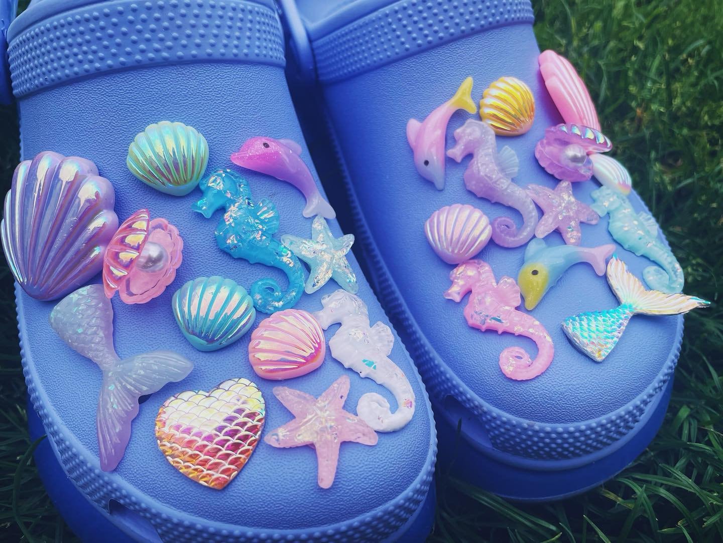 Crocs+Uniquely+You+VSCO+Girl+Shell+%2F+Scrunchy+Jibbitz+Charms+5+