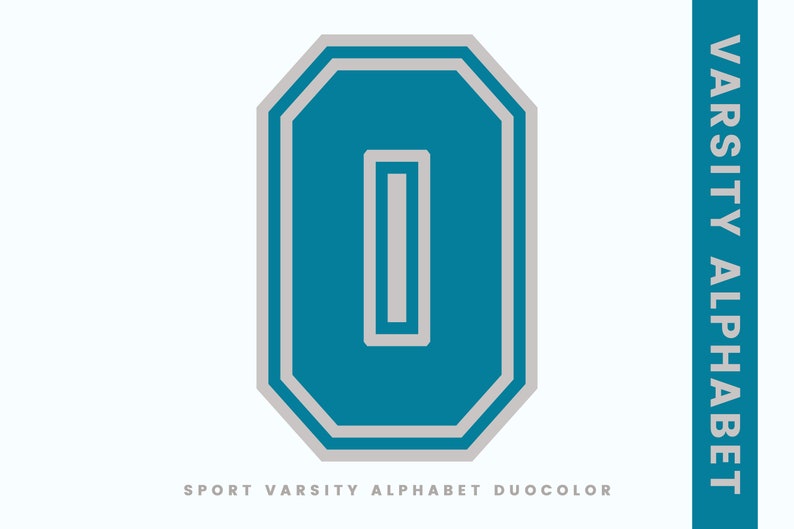 Modern Varsity Font SVG Varsity Letter Font Font SVG Vector - Etsy