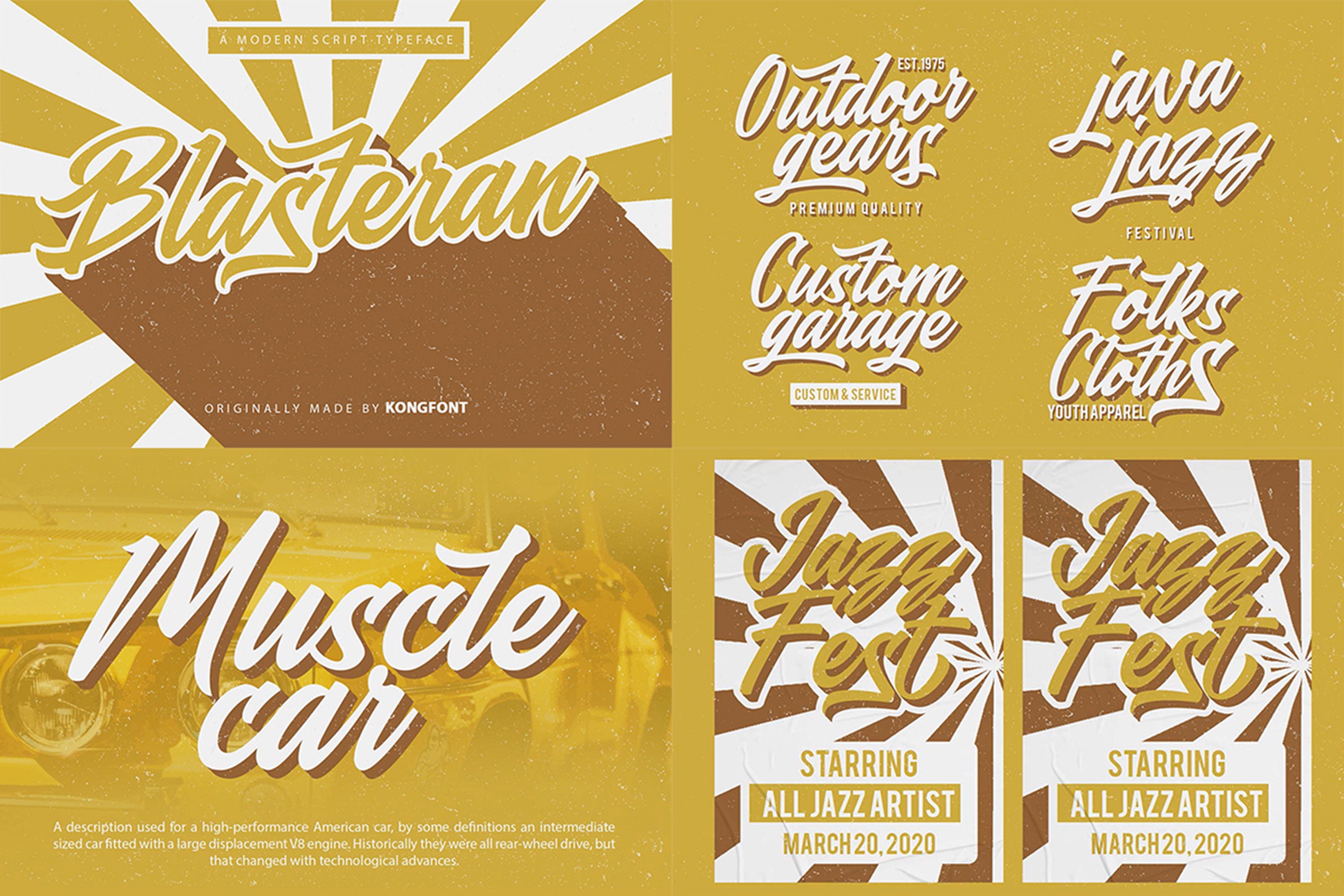 Modern Font Font Bundle Font Retro Font Vintage Font Etsy