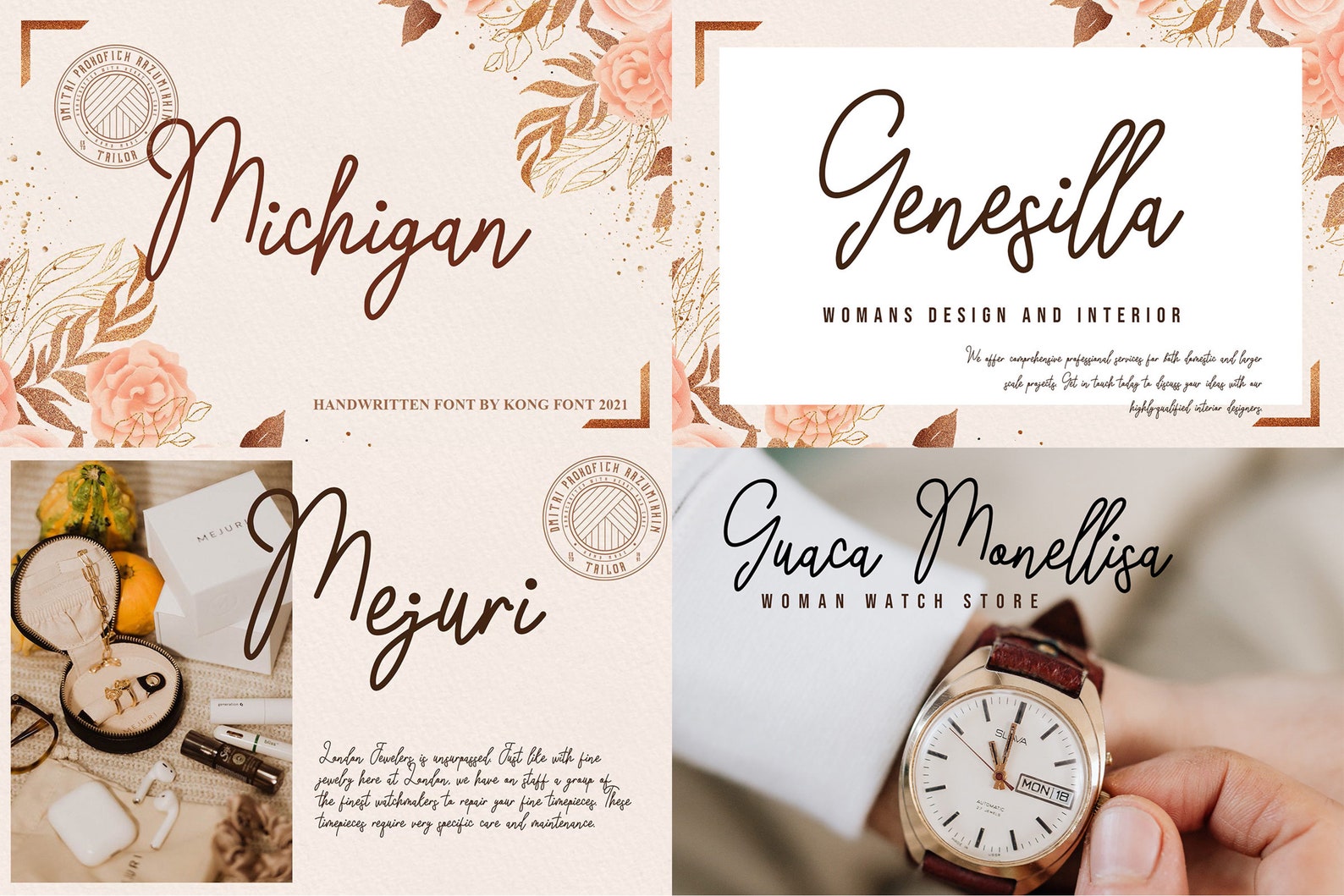 Modern Cursive Font Bundle, Modern Cursive, Cursive Font, Bundle Font ...