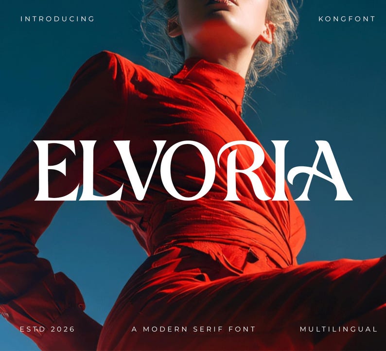 Elvoria Serif Font – Elegant Fantasy Typeface for Branding and ...