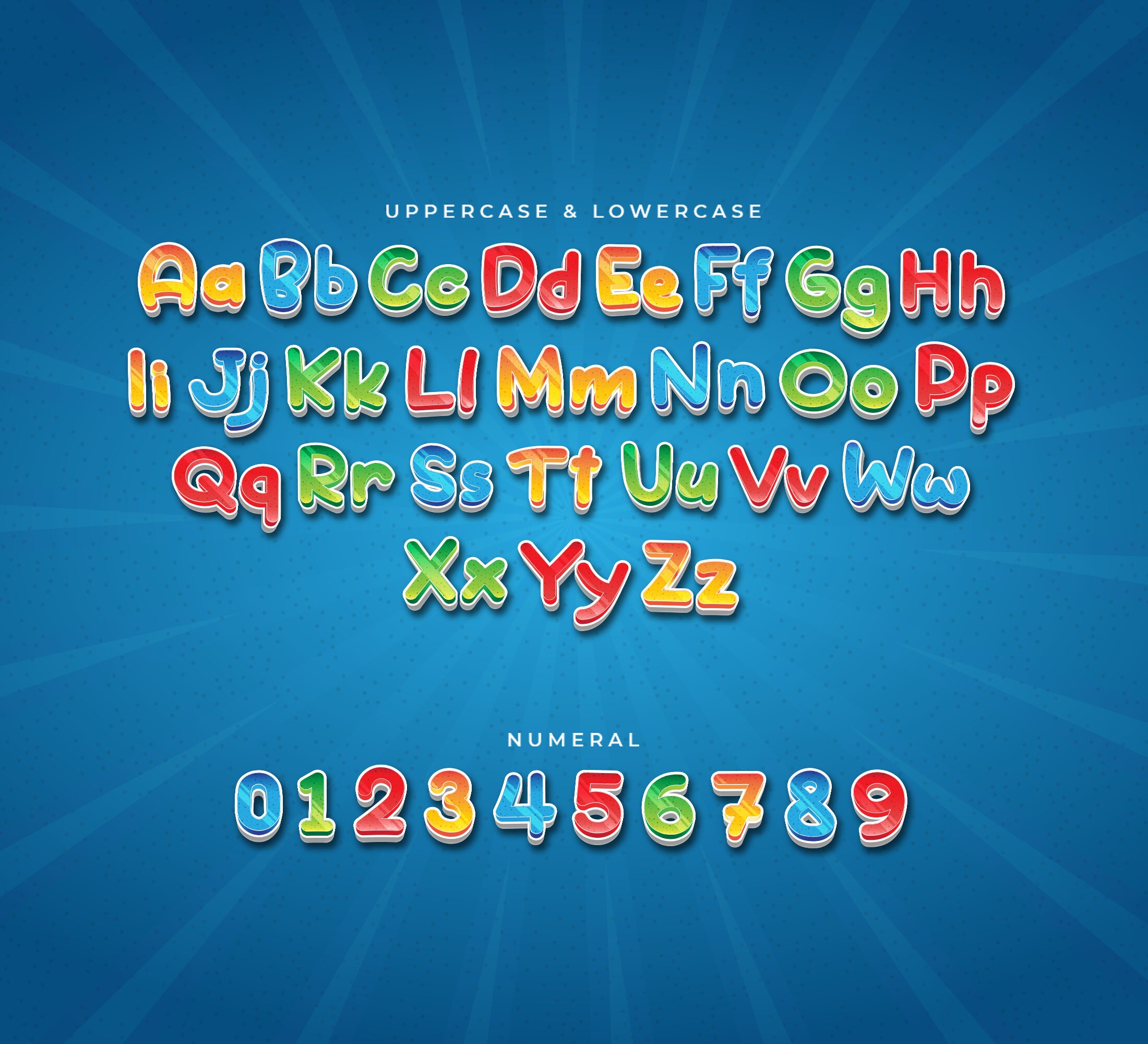 Modern Font, Kids Font, Educational Design, Graphic Design - Playful ...