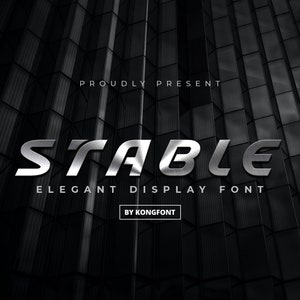 Modern Font, Bold Font, Display Font, Creative Font -  Stable Display Font Bold & Modern Typeface
