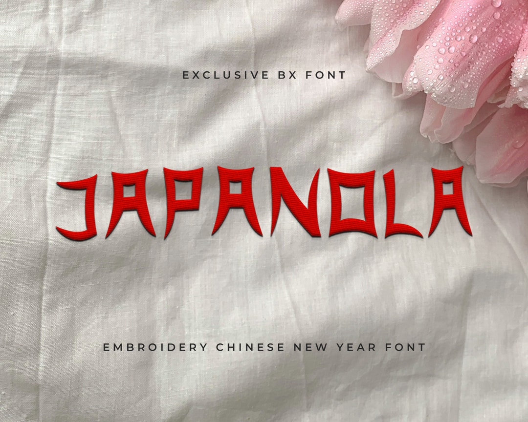 Modern Embroidery Font, Best Embroidery Font, Modern Font, Commercial