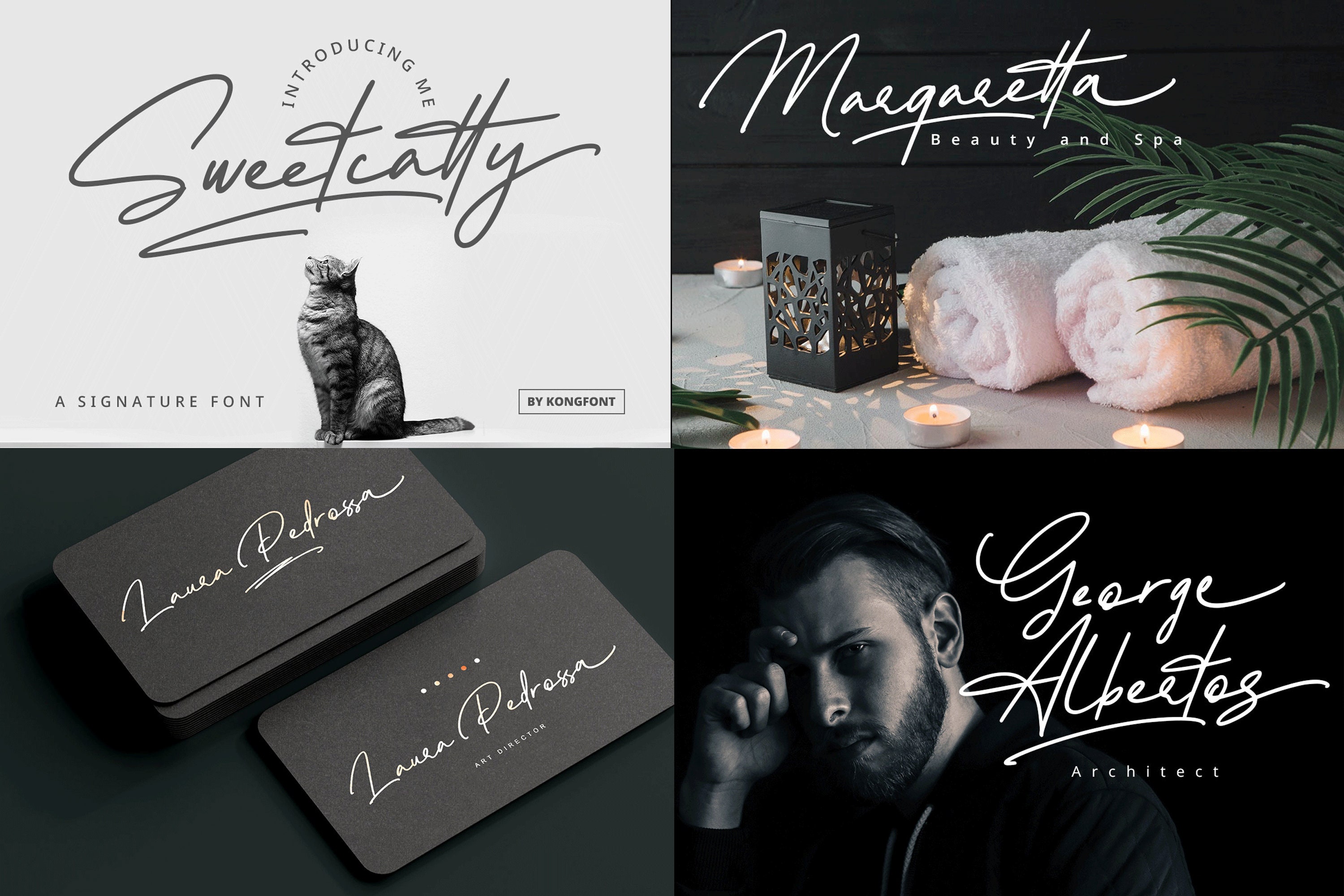 Modern Cursive Font Bundle Cursive Font Calligraphy Font - Etsy